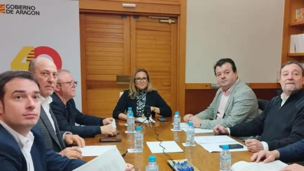 Reunión del Consejo Local de Aragón, en el que se han dado a conocer los cambios en la Ley de medidas de apoyo a las Víctimas del Terrorismo de Aragón