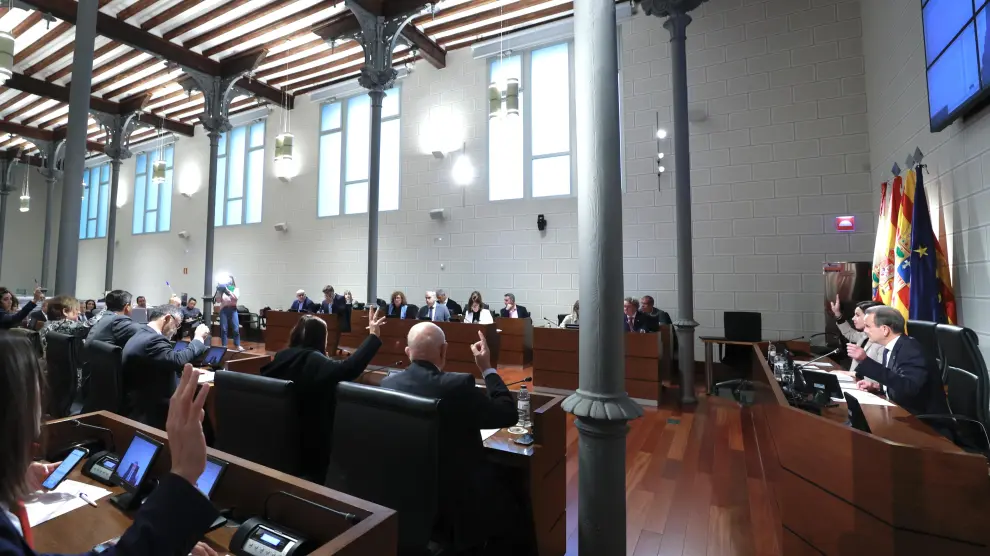 El pleno de la Diputación de Zaragoza aprobó los presupuestos el 29 de diciembre.