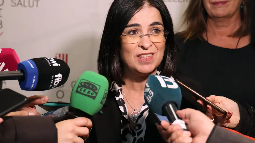 La ministra de Sanidad, Carolina Darias, asiste a la gala de la covid en Mallorca el pasado 12 de enero.