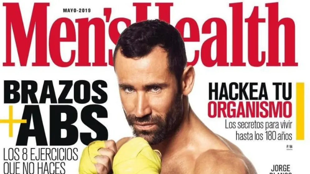 Portada de la revista 'Men's Health' en la edición en que Jorge Blanco fue portada.