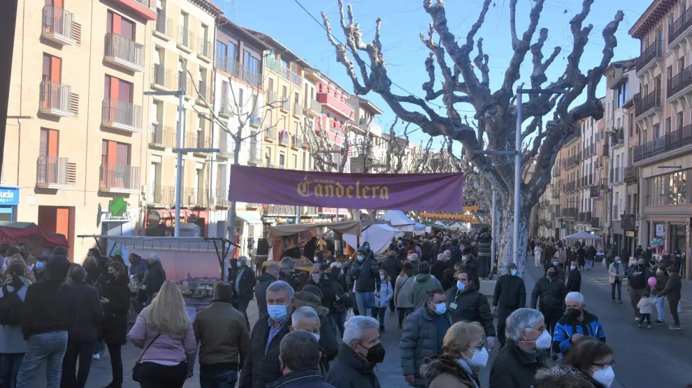 Edición 2022 de la Feria de la Candelera de Barbastro.