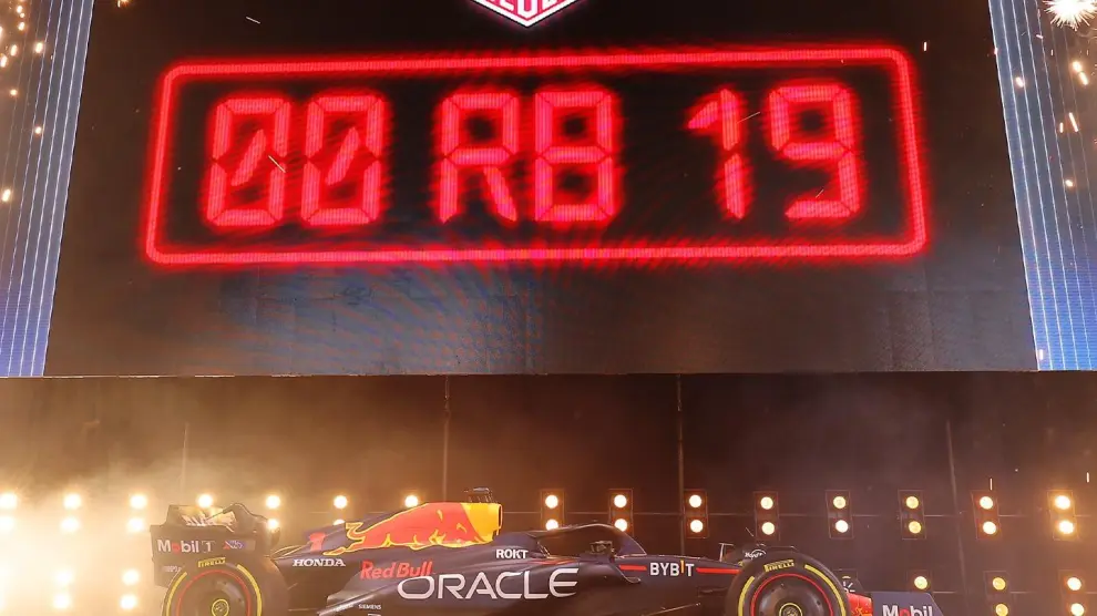 Presentación del RB19 de Red Bull.