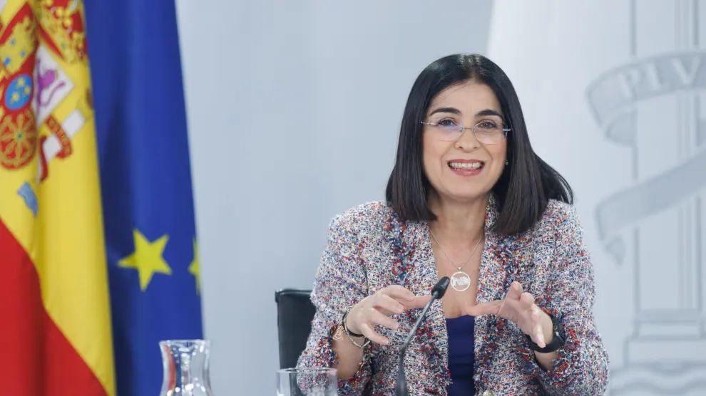 Carolina Darias, durante la rueda de prensa del Consejo de Ministros de estes martes.