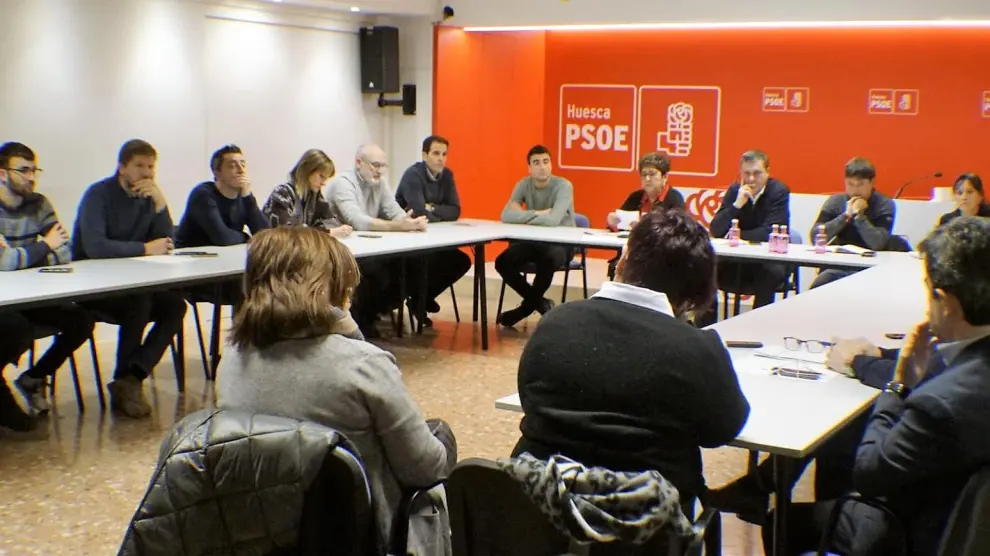 Reunión de la Ejecutiva Provincial del PSOE Alto Aragón.