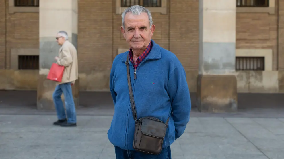 Jesús Gimeno, jubilado de Zaragoza.