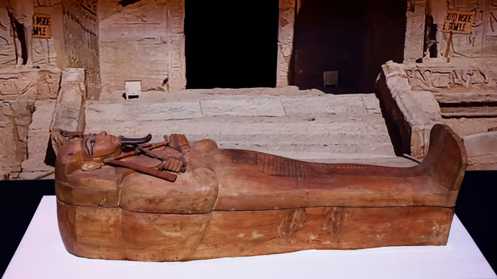 El ataúd de Ramsés II.