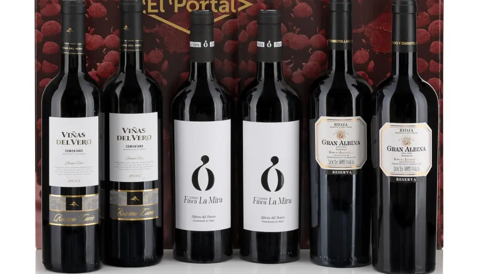 Heraldo Gourmet ofrece este mes de mayo seis botellas de vino reserva, de tres Denominaciones de Origen: Somontano, Ribera y Rioja.