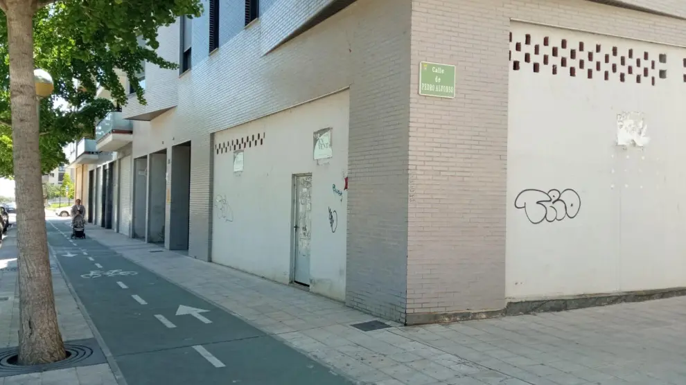 El centro de crisis 24 horas para la atención de víctimas de violencia sexual de Huesca estará ubicado en este local de la avenida Monegros.