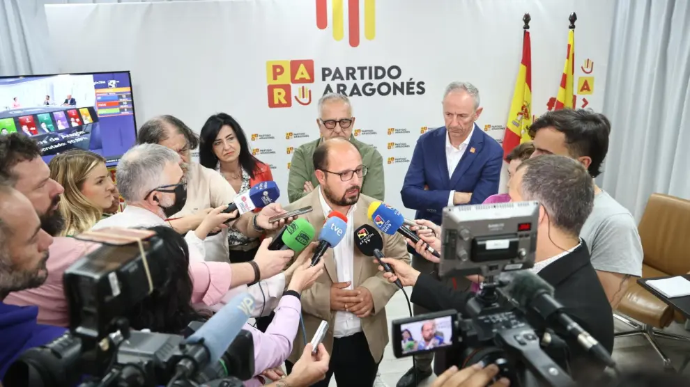 Alberto Izquierdo valoró ayer los resultados en la sede del PAR.