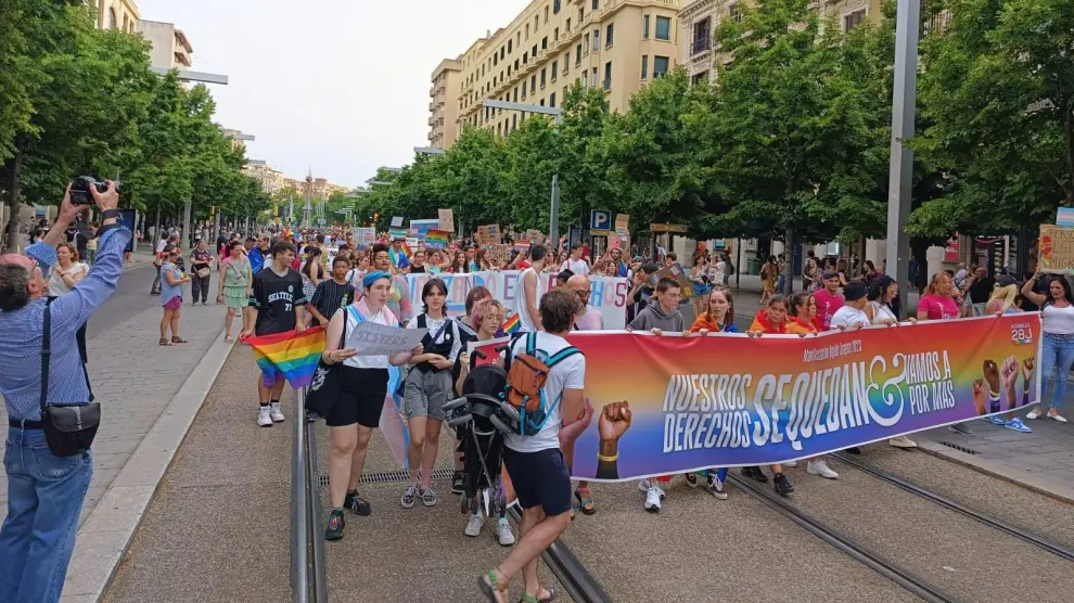 Manifestación del Orgullo Lgtbi en Zaragoza