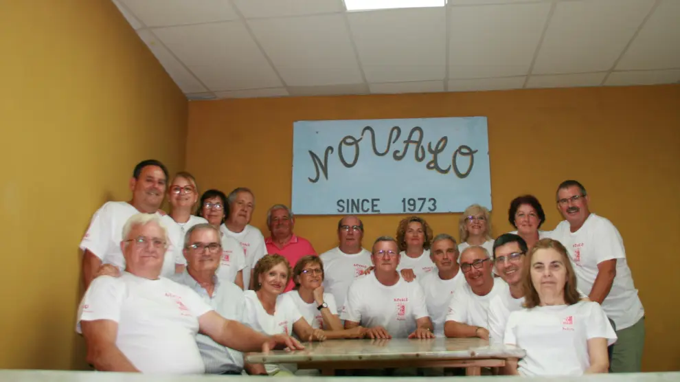 La peña Nóvalo, encargada de dar el pregón en San Roque 2023 como reconocimiento a sus 50 años de peñistas pedroleros.