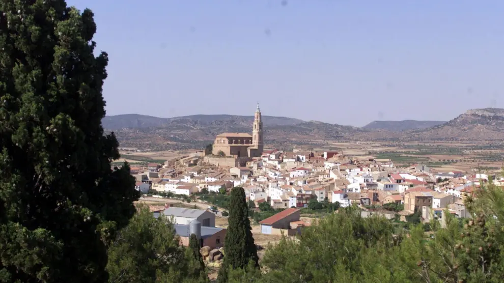 Vista de Alloza, en Teruel.