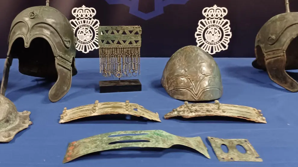 La Policía Nacional ha recuperado 37 piezas arqueológicas de origen ilícito procedentes del expolio