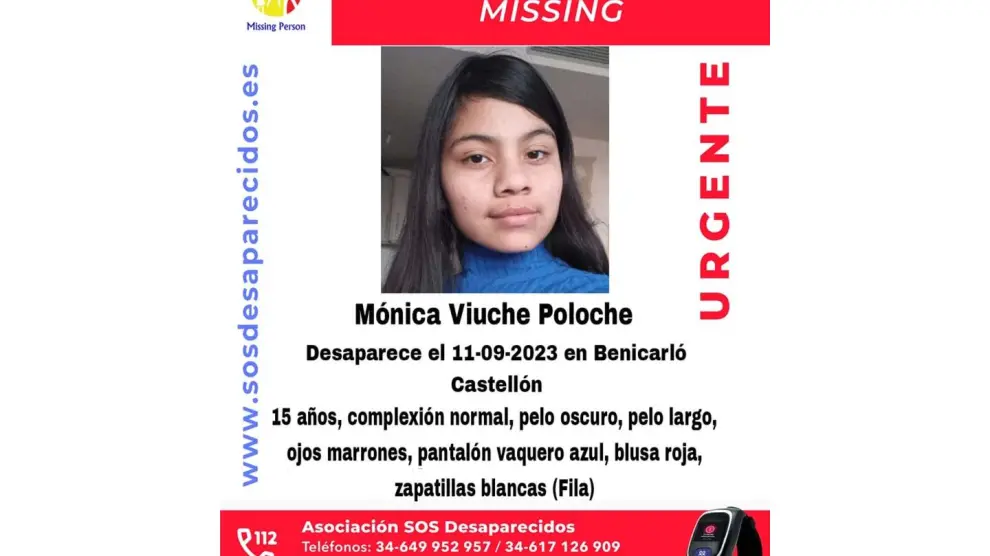 Buscan a una menor desaparecida en Benicarló (Castellón) cuando iba al instituto.
