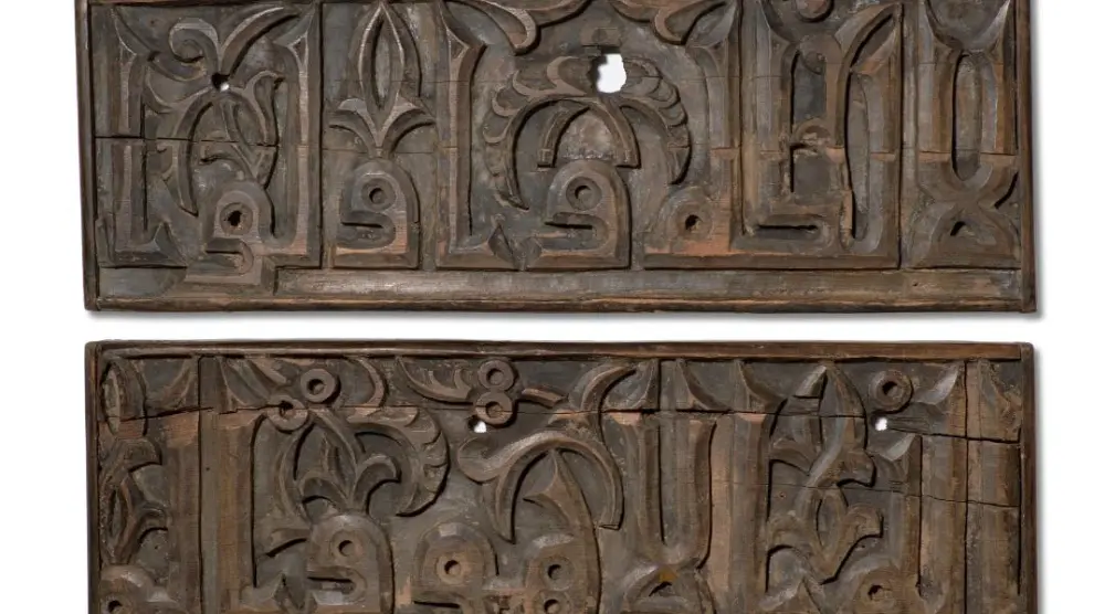 Los dos paneles de madera de probable procedencia zaragozana que subasta Christie's en Londres