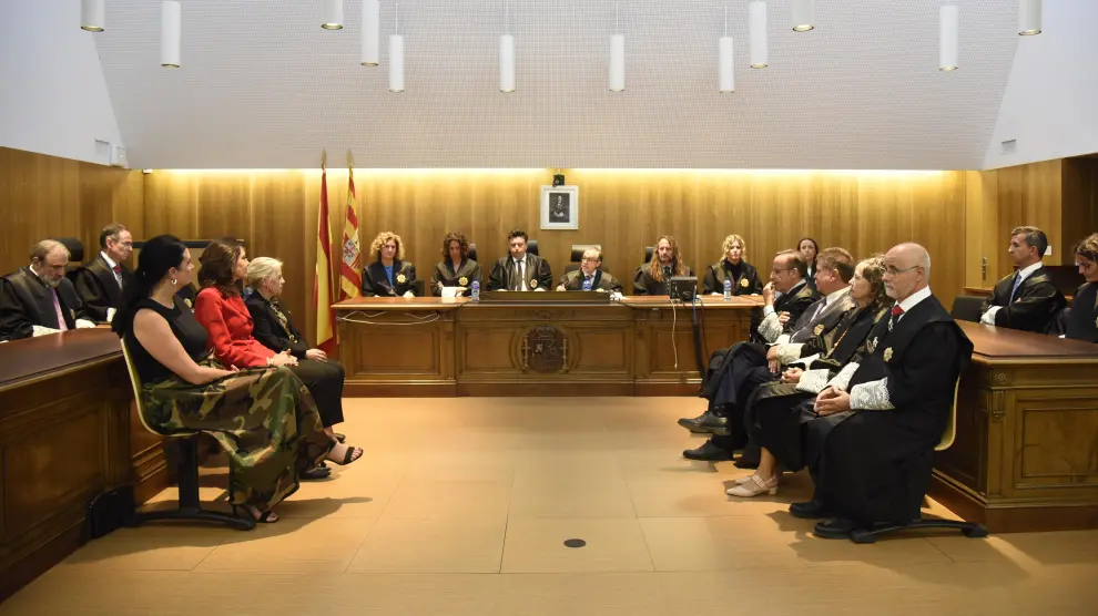 Celebración de la apertura del año judicial en Huesca.
