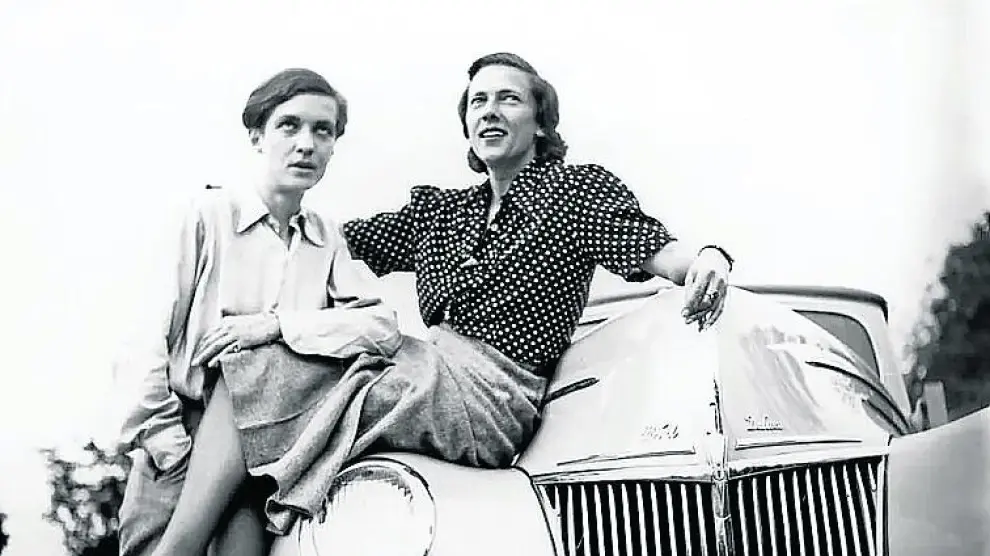 España. Annemarie Schwarzenbach y Marianne Breslauer, en 1933.