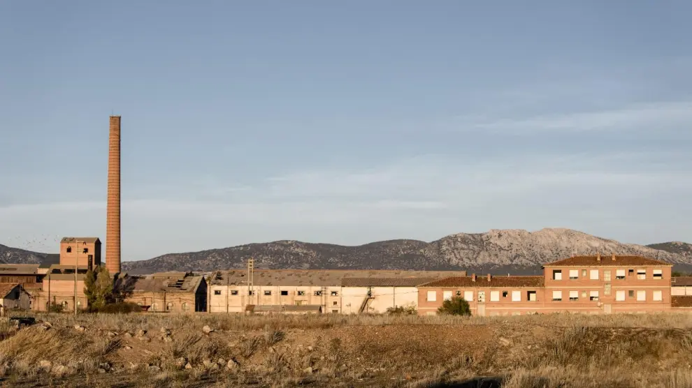 La antigua Azucarera del Jiloca, en Santa Eulalia del Campo