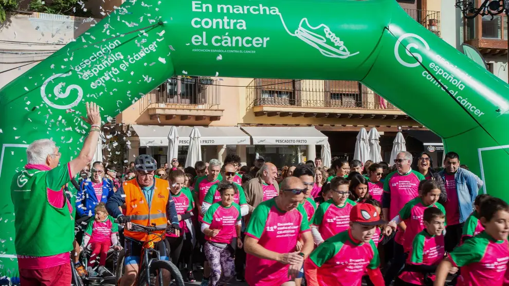 Marcha contra el cáncer, este sábado en Calatayud.