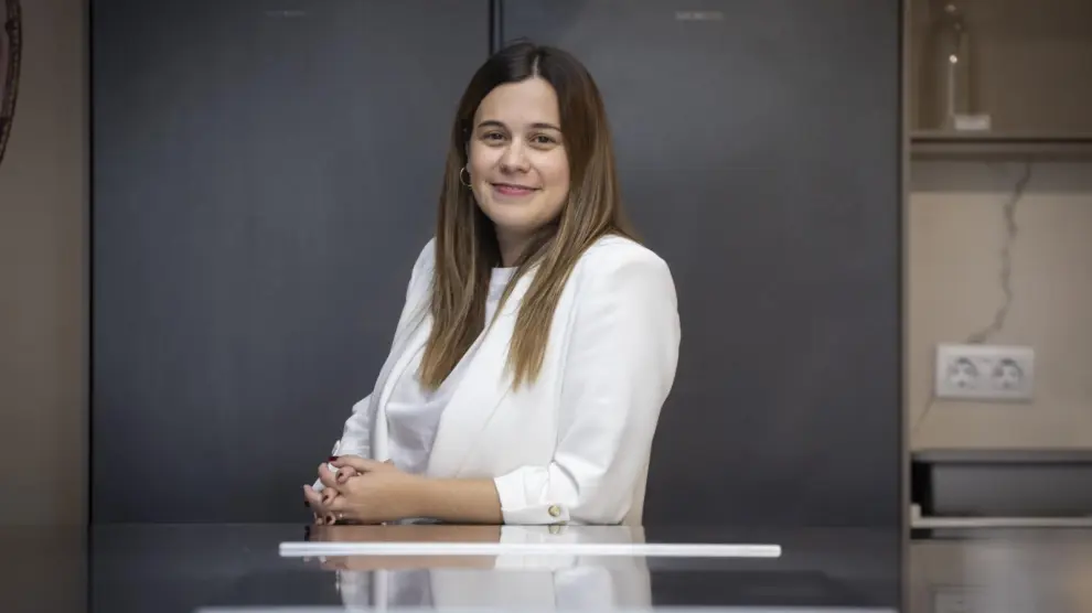 Sara Acero, premio a la joven empresaria de Aragón 2023, en La Zarola.