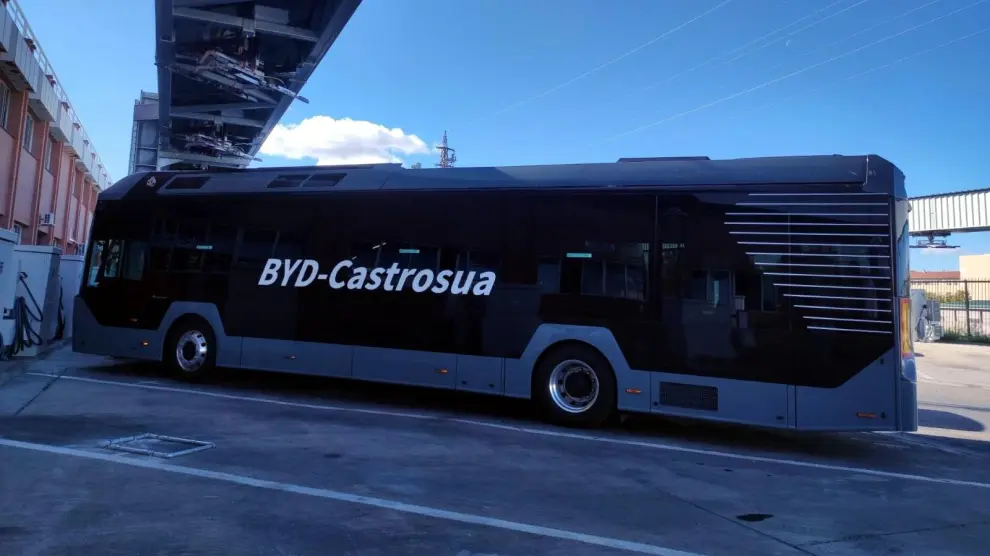 El nuevo modelo de autobús eléctrico que Avanza va a probar por las calles de Zaragoza.