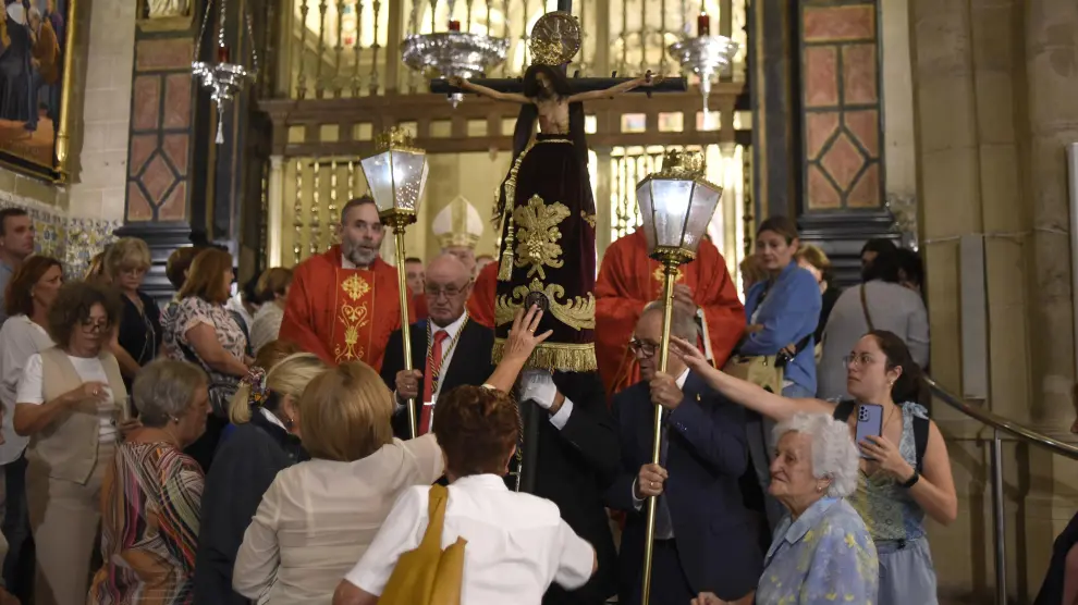 La celebración de la festividad del Santo Cristo de los Milagros es una de las fechas más destacadas cada año en la diócesis de Huesca.