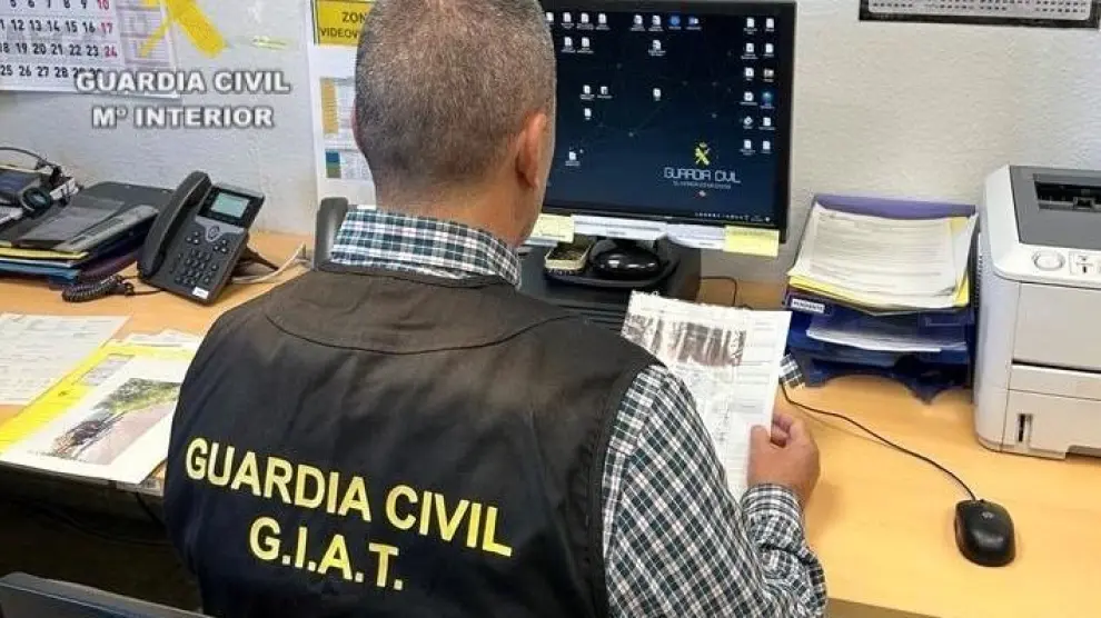 El grupo GIAT del Subsector de Tráfico de la Guardia Civil de Huesca.