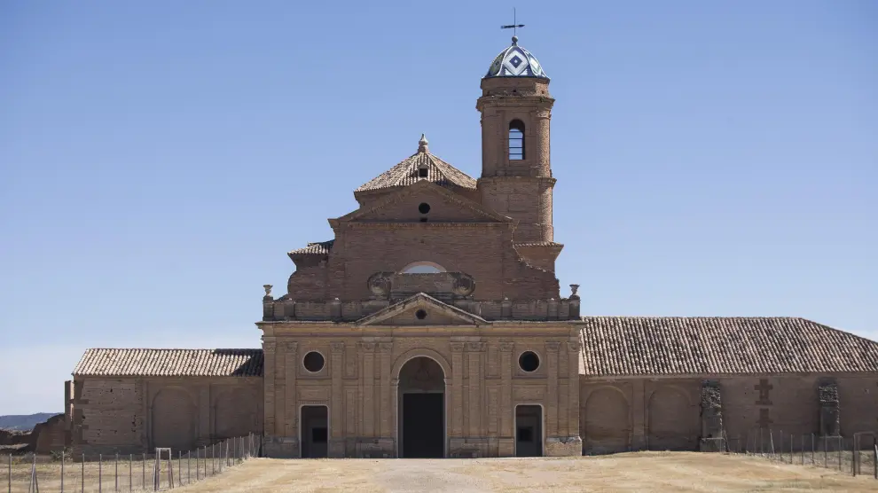 La Cartuja de Nuestra Señora de las Fuentes, en Sariñena, es uno de los pocos bienes del patrimonio cultural de Aragón que han salido de la Lista Roja