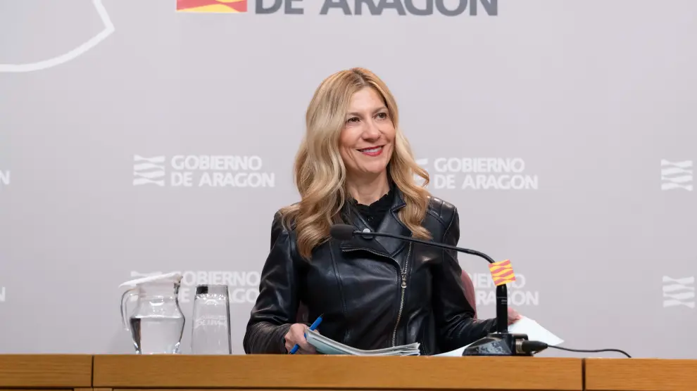 La vicepresidenta y consejera de Economía, Mar Vaquero, este miércoles, en su comparecencia tras el Consejo de Gobierno