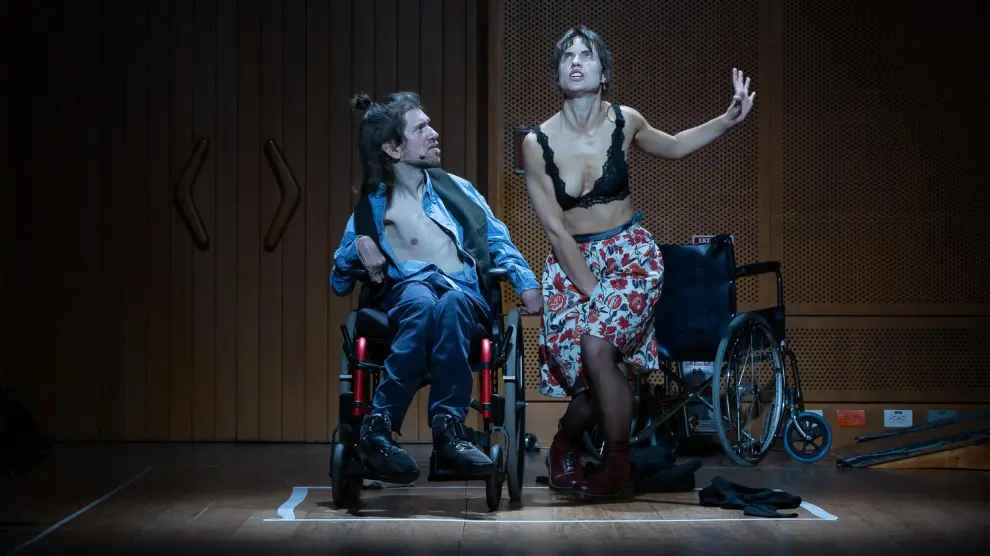 Imagen de la obra 'Sexpiertos' que se interpretará el 14 de febrero en el Teatro de las Esquinas de Zaragoza.