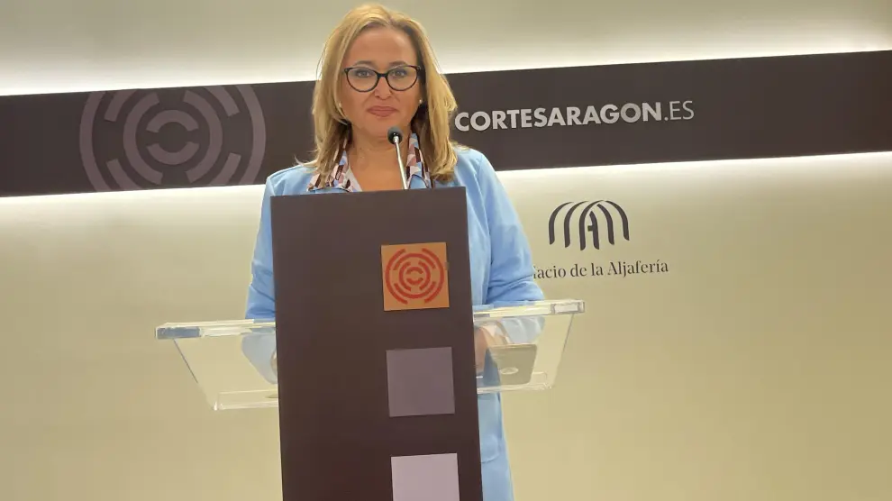 La portavoz del PSOE, Mayte Pérez