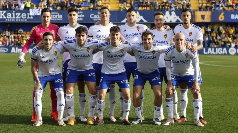 El once inicial del Real Zaragoza este sábado en Alcorcón.