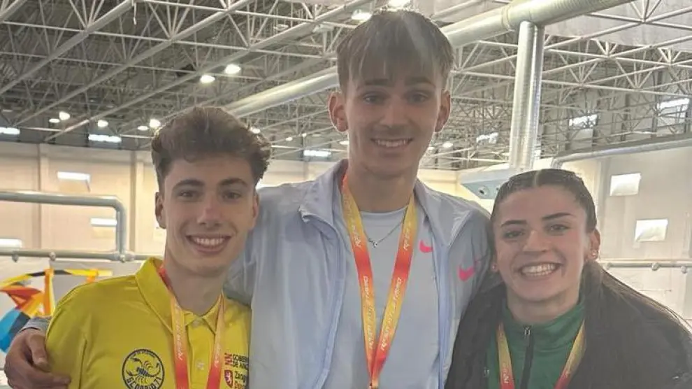 Rubén Egea, David Cartiel y Mireya Arnedillo, medallistas aragoneses en Antequera.
