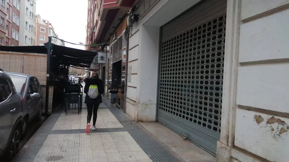 Local de la calle Lacarra de Miguel de Zaragoza donde va a abrir la primera tienda Midia.