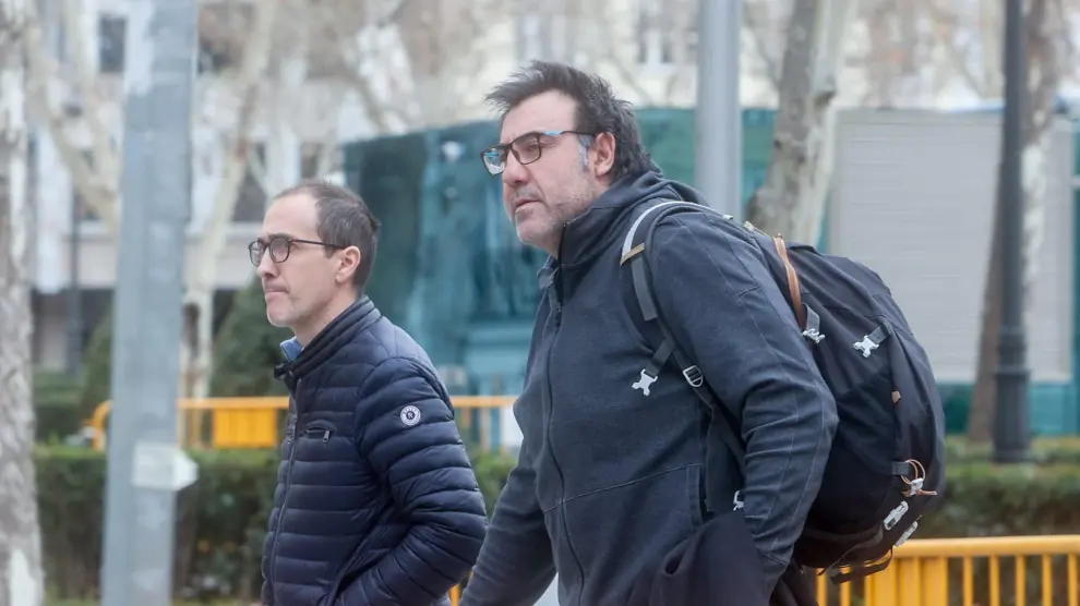 El empresario Íñigo Rotaetxe (i), junto al hermano de Koldo García, Joseba García (d) investigados por el 'caso Koldo'.