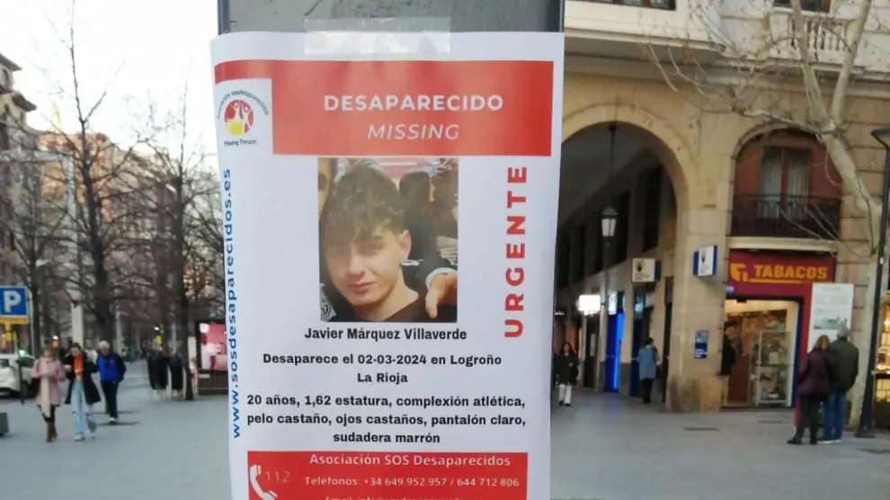 Joven desaparecido en Logroño