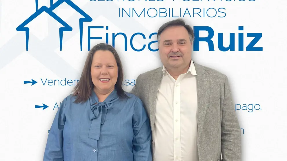 Yolanda Ruiz y Óscar Benito, gerentes de la inmobiliaria.