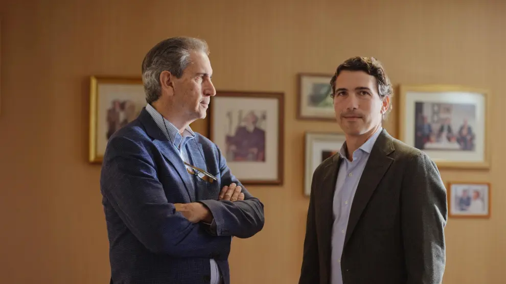 Francisco J.Romero Ínigo y su hijo, Javier Romero Boned.