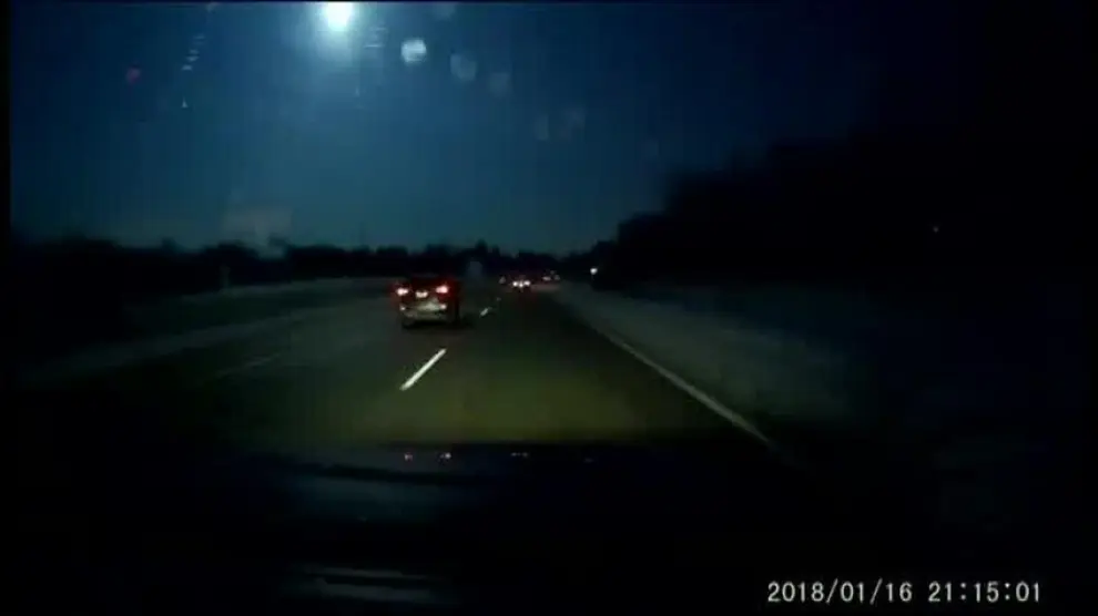 Un meteorito deslumbra el cielo de Michigan