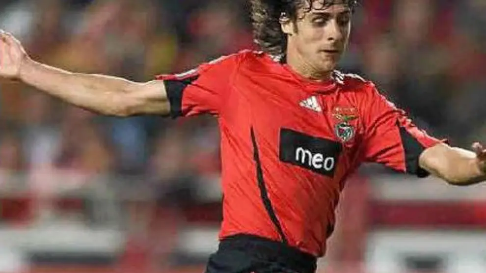 Aimar en su etapa como jugador del Benfica.