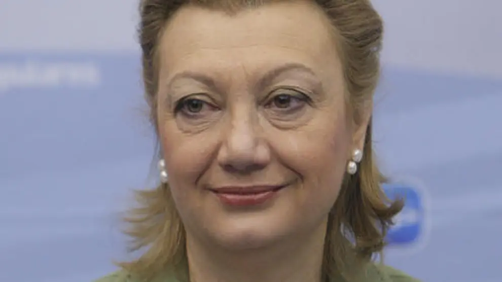La presidenta del PP aragonés, Luisa Fernanda Rudi