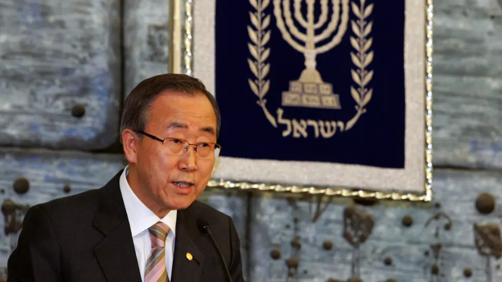 El secretario general de la ONU, Ban Ki-Moon