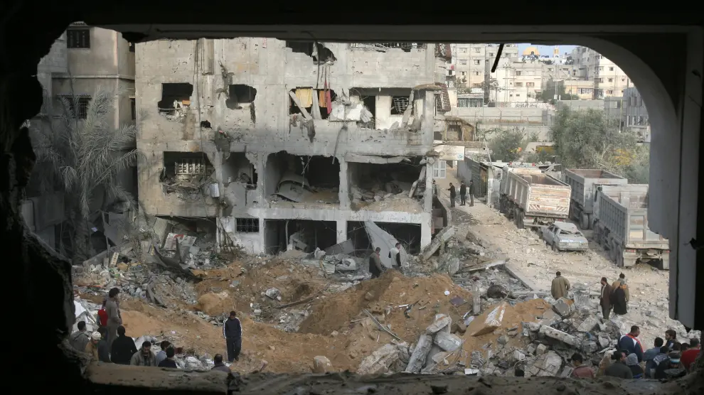 Los bombardeos israelíes dejan un panorama desolador en Gaza
