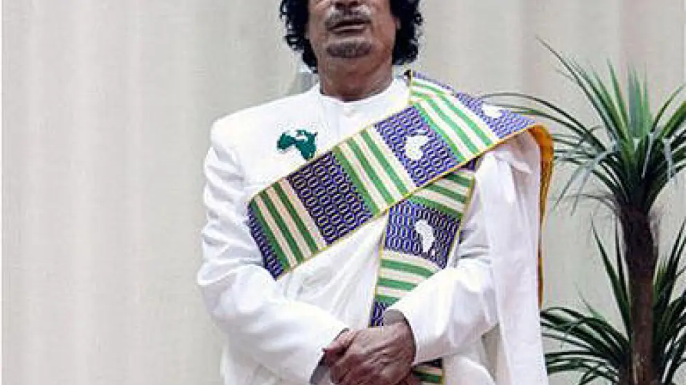 Imagen del líder libio