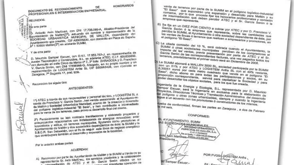 El documento fue firmado por el alcalde de Mallén
