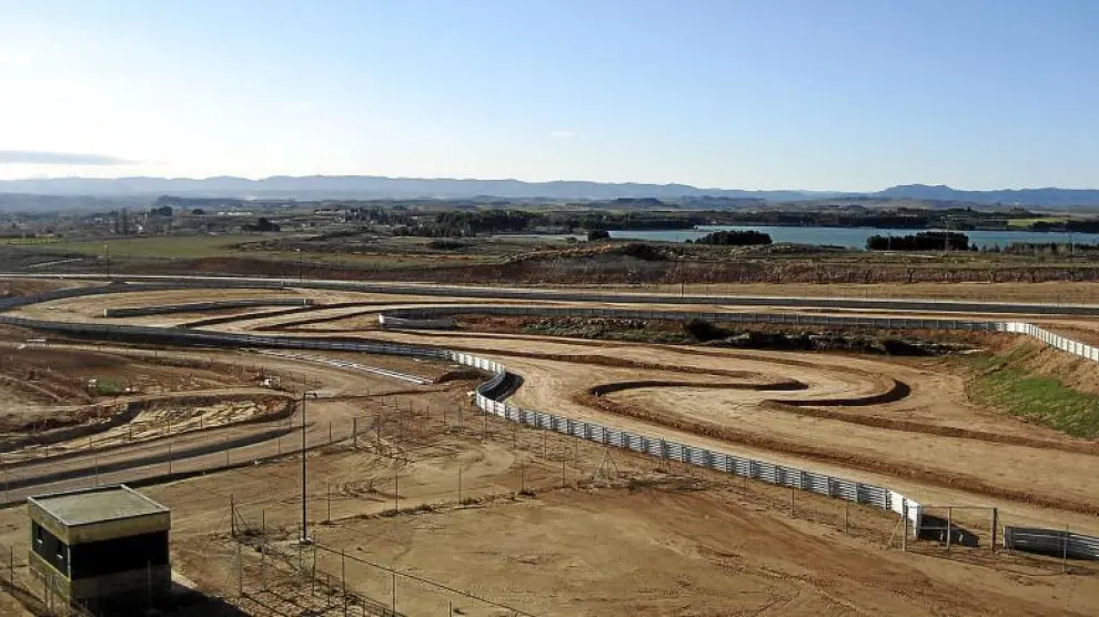 El circuito de supermotad de la Ciudad del Motor de Alcañiz ya está listo para su inauguración mañana.