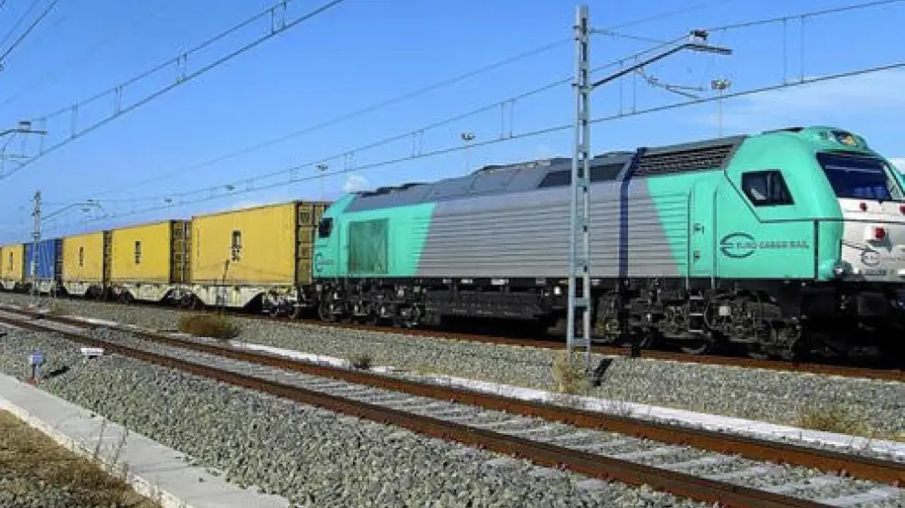 El primer tren de Eurocargo Rail llegó a la Plataforma Logística de Zaragoza (Pla-Za) el pasado 4 de diciembre