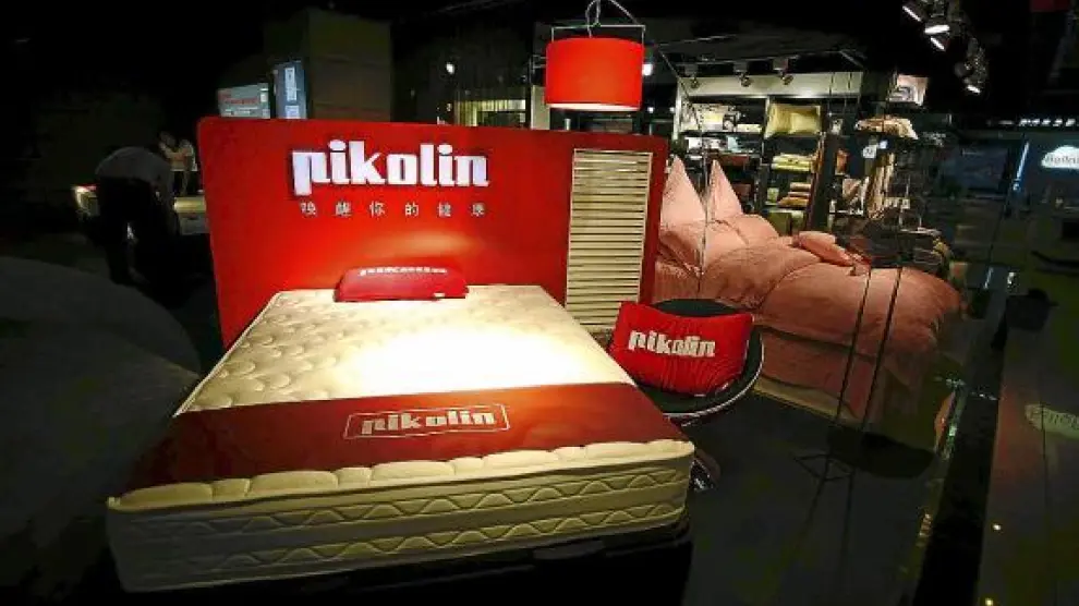 Primera tienda de Pikolin en la ciudad china de Shanghai.