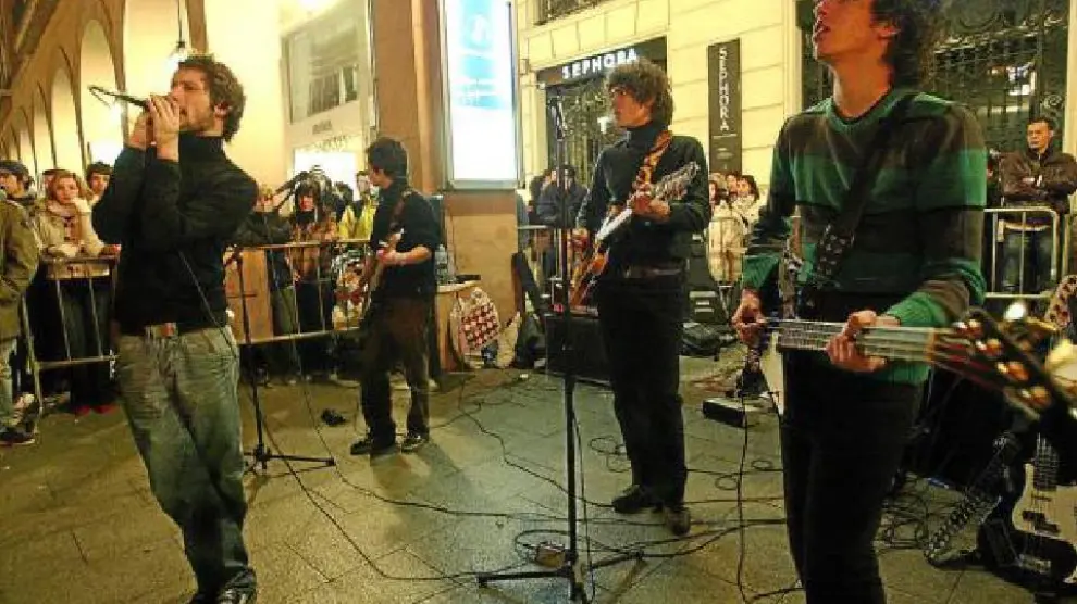 El Roscón Rock, protesta anual de los grupos zaragozanos en demanda de más lugares para tocar.