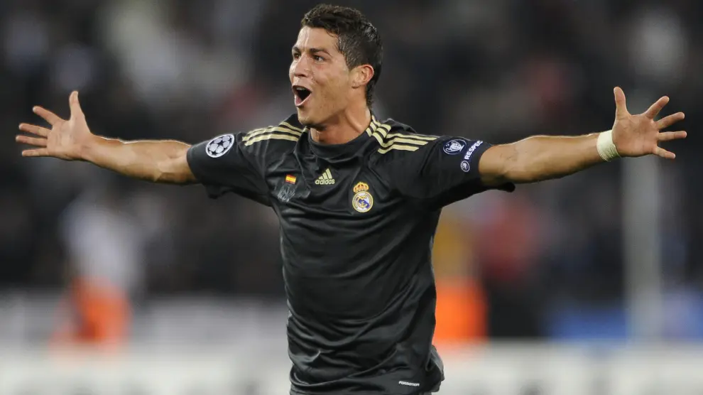 Cristiano Ronaldo celebra un tanto